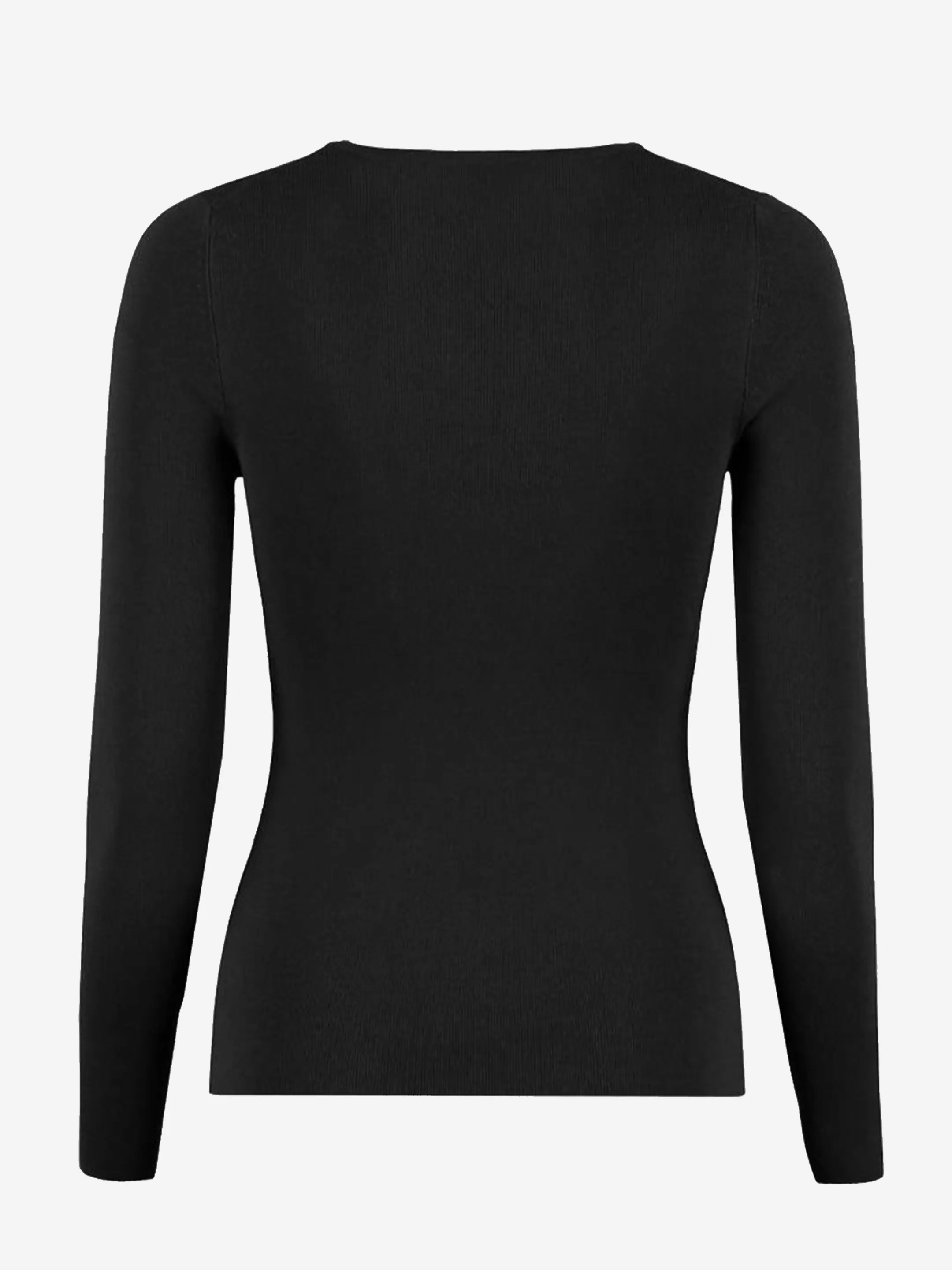 Online AANGESLOTEN TOP MET LANGE MOUWEN Basics | Tops