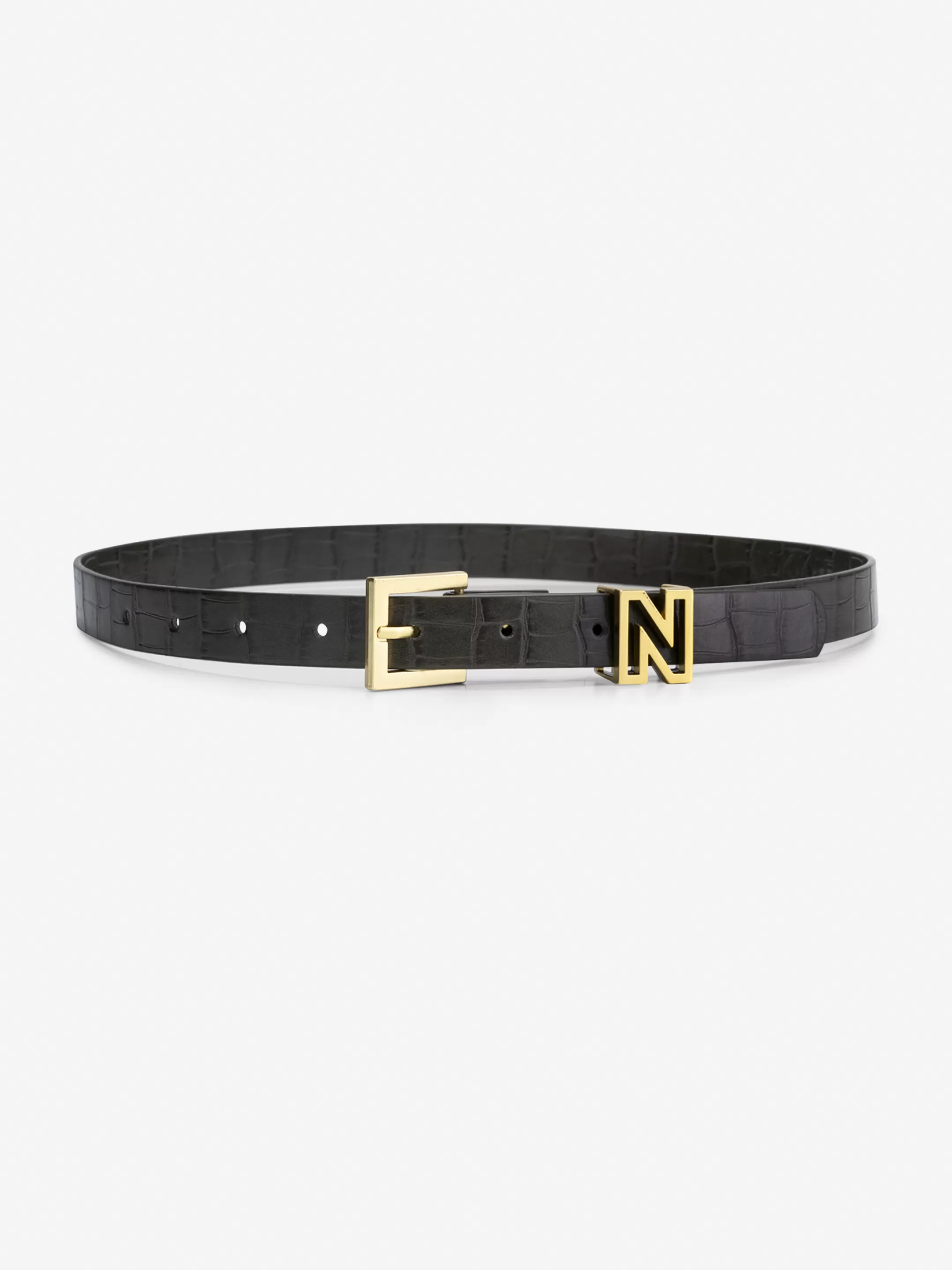 Best CROCO TAILLE RIEM MET N SLIDE Riemen