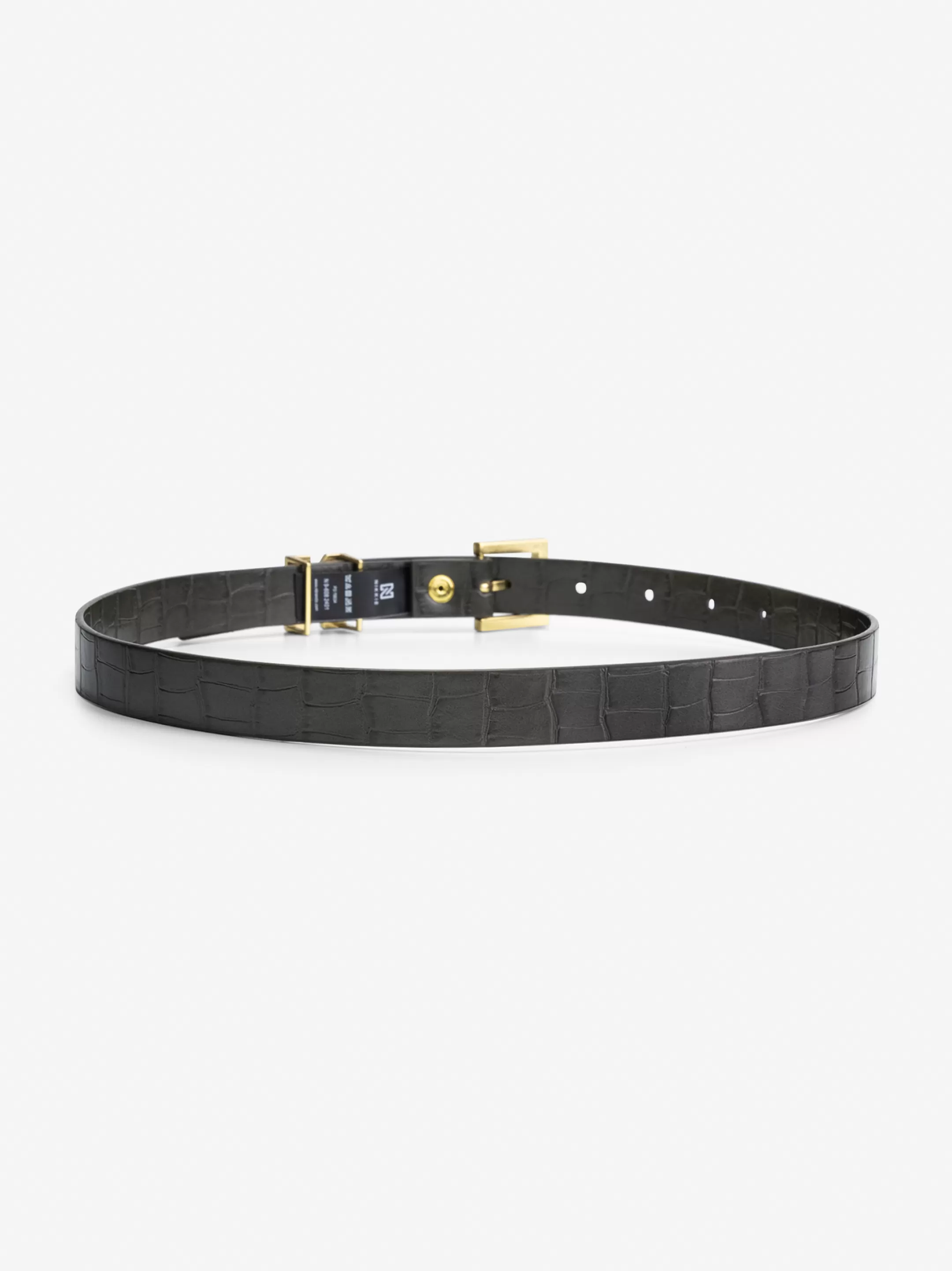 Best CROCO TAILLE RIEM MET N SLIDE Riemen