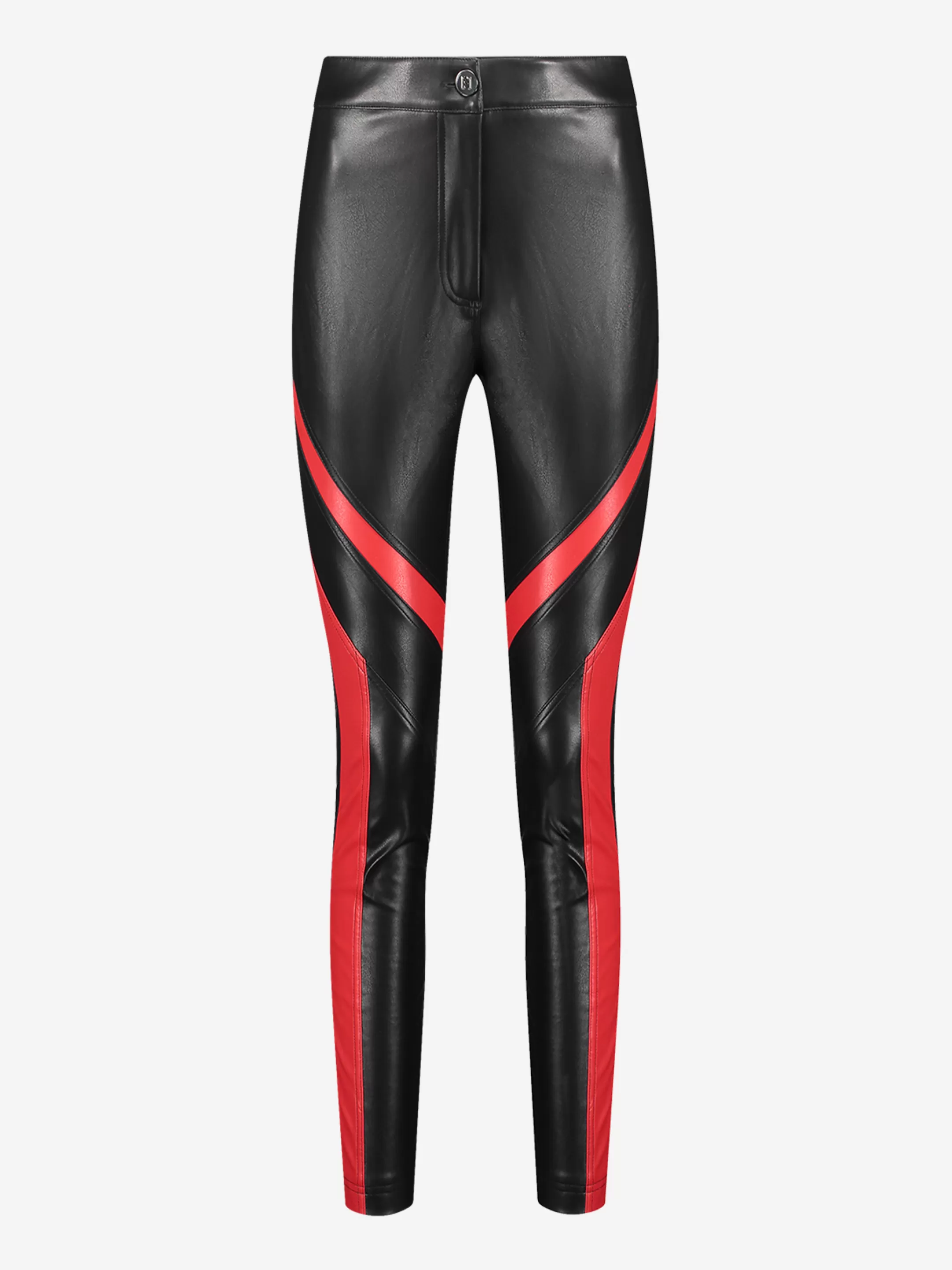 Clearance FITTED VEGAN LEREN BROEK MET MIDDELHOGE TAILLE Broeken | Selected by Kate Moss