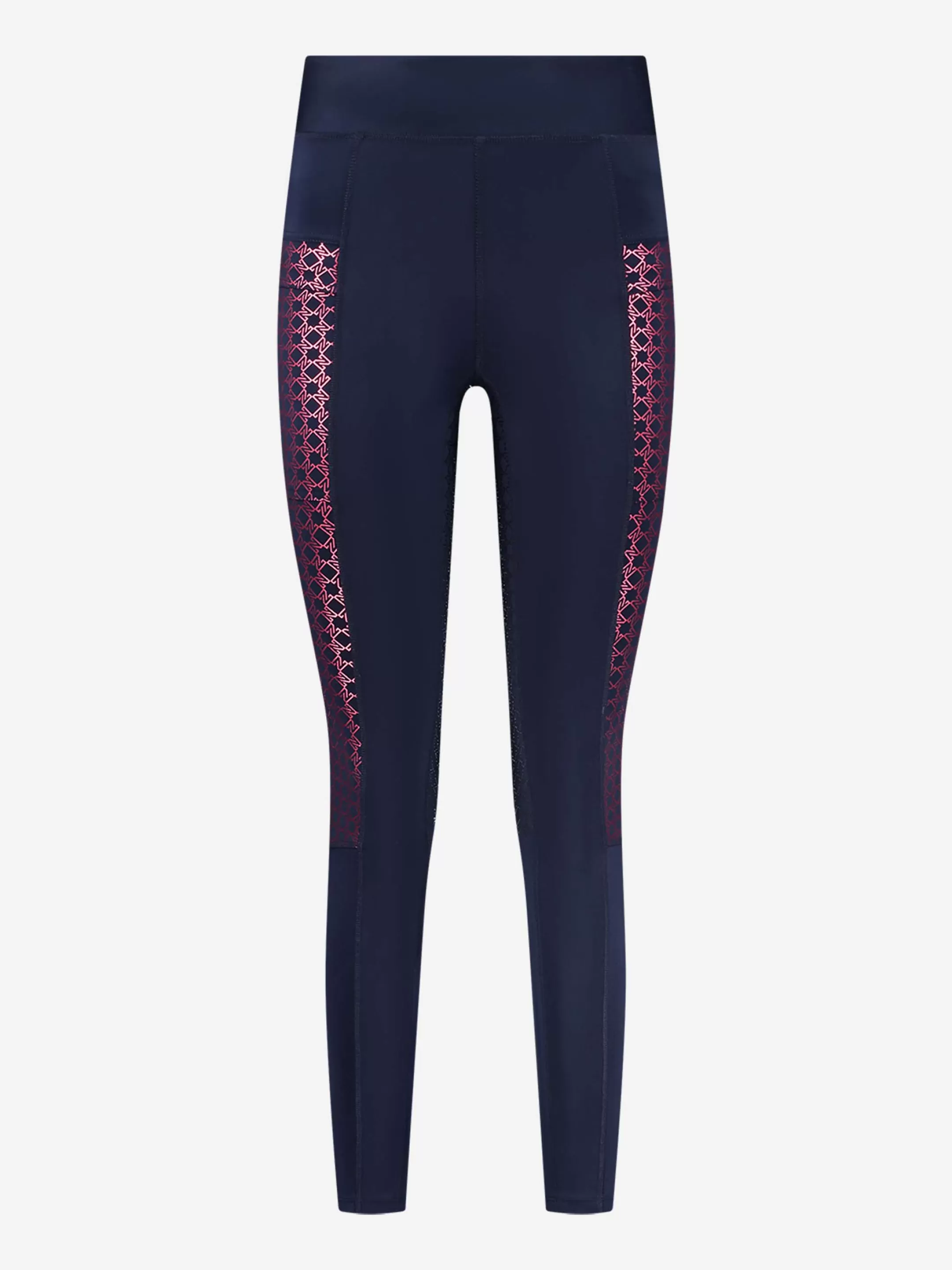 Cheap HIGH WAIST PAARDRIJLEGGING MET SILICONE N MONOGRAM Rijleggings | Broeken