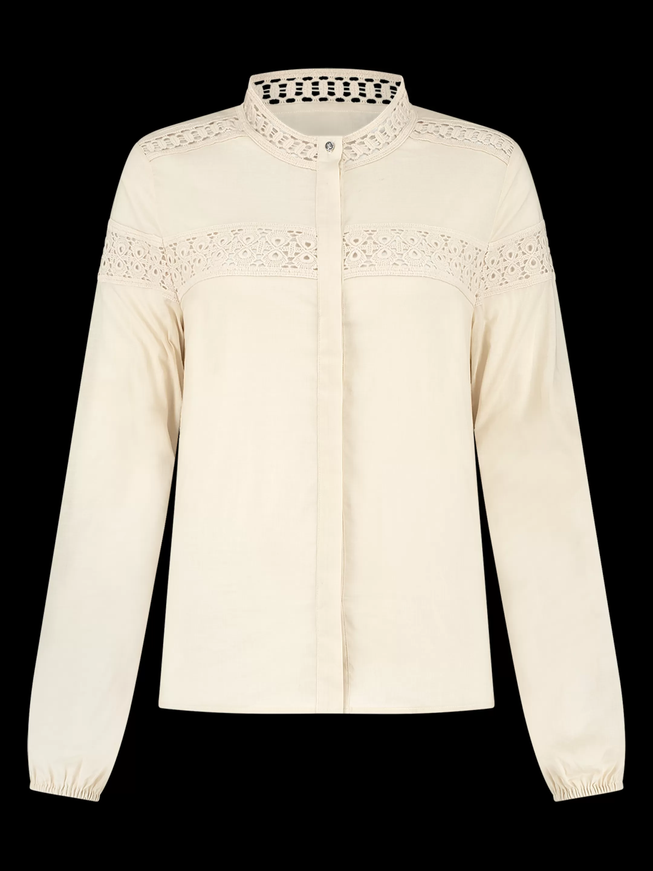 Best LOSVALLENDE BLOUSE MET KANT Blouses
