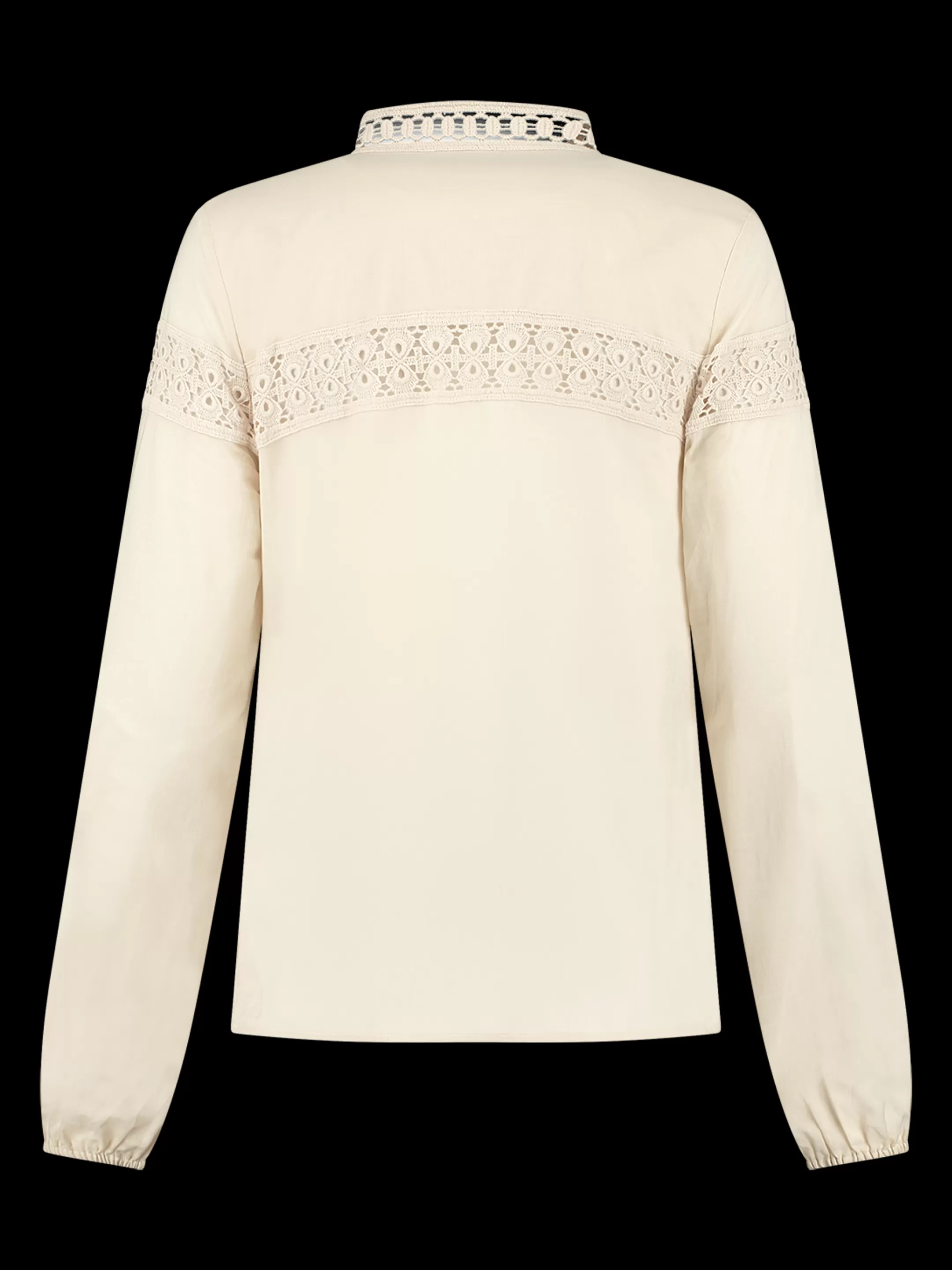 Best LOSVALLENDE BLOUSE MET KANT Blouses