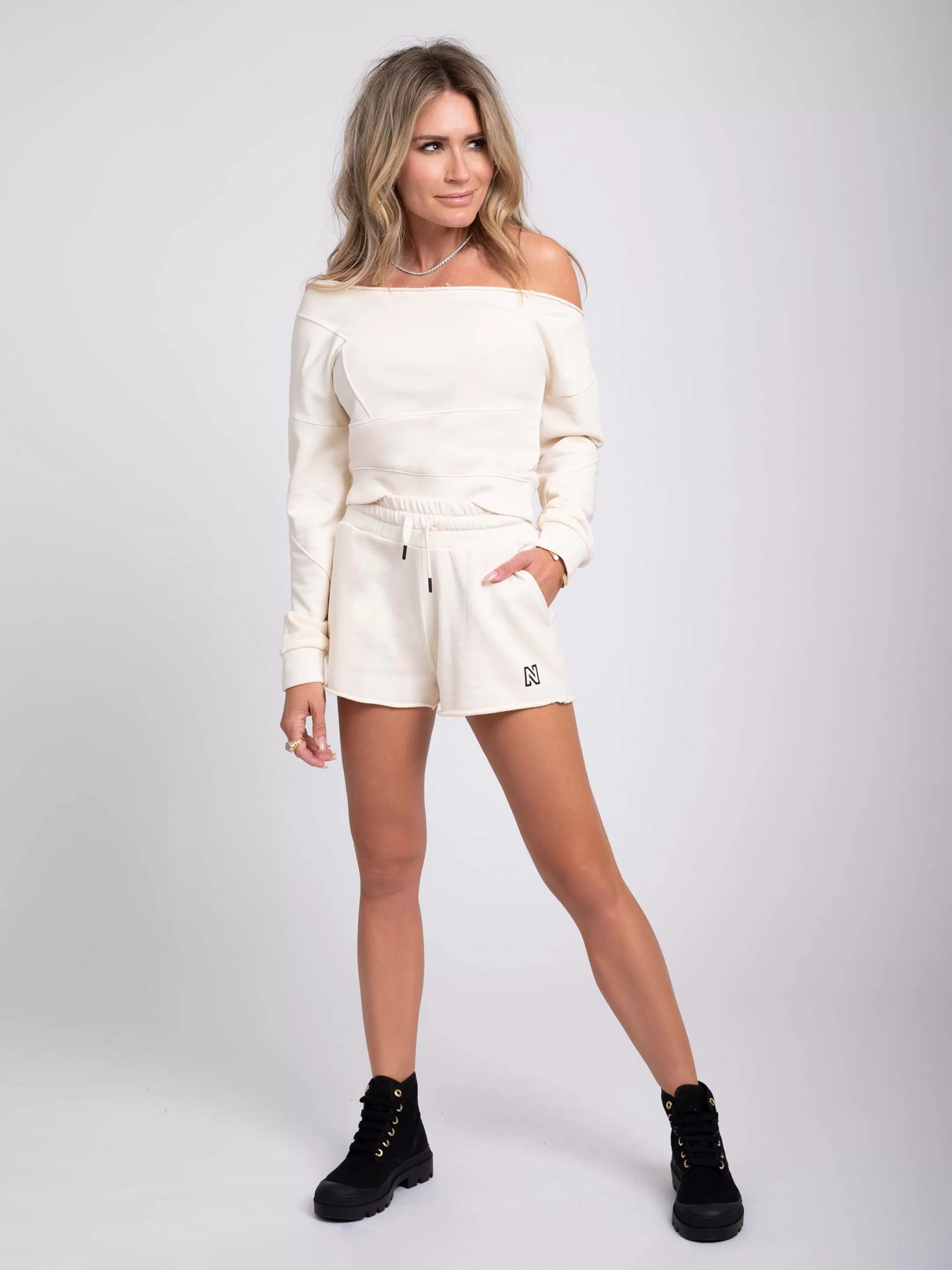 Best Sale MID RISE SWEATSHORTS MET KOORDJE Shorts | Sets