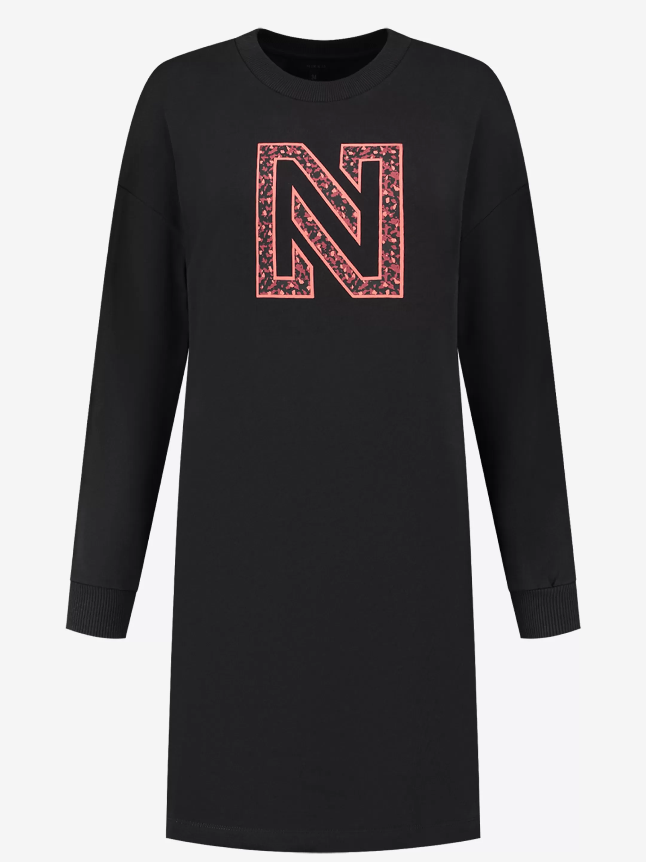 Best N Print Sweat Dress Jurken